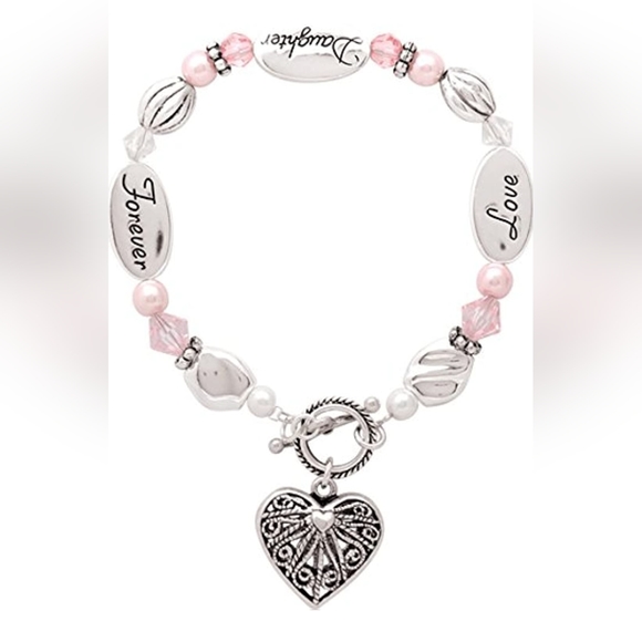 New Expressively Yours Bracelet Love Daughter Forever with Box - Picture 4 of 5